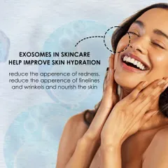 Exosomes in skincare help improve skin hydration, reduce redness and wrinkles, and nourish the skin from within.