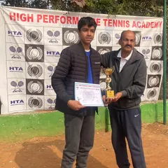A double crown for Shreyas Dogial, who clinched both the singles and doubles titles at the AITA Championship Series U18 tournament in Gurgaon. A fantastic start to his U18 campaign.