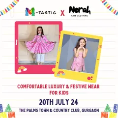 Find the perfect festive or party wear for your little ones. We feature brands like Norah Kids Clothing that specialize in comfortable luxury outfits, from beautiful block-print dresses to chic party ensembles.