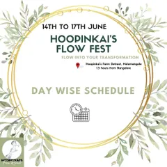 A duplicate of the Flow Fest schedule announcement. It's not a regular jam, it's a journey of self-discovery and personal growth.