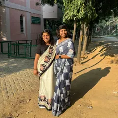 Pictured here with a classmate, senior, and colleague. My professional journey has been enriched by the support and collaboration of other women in the legal field.
