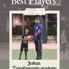 Recognizing talent and effort is key to our coaching philosophy. Joshua from Transformania academy is honored as one of the best players after an intense inter-club basketball match.