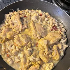 My recipe for low-calorie creamy mushroom chicken that uses Greek yogurt instead of heavy cream. It's a perfect example of how you can enjoy rich, comforting food while staying on track with your fat loss and protein goals.