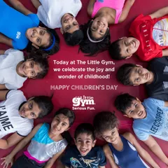 Celebrating the joy and wonder of childhood every day. This photo from our Children's Day celebration captures the happy, smiling faces of the kids who inspire us with their boundless energy and laughter.