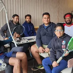 It's party time with our adult players, who have become like family. We believe in celebrating together off the court, strengthening the bonds that make our academy a true community.