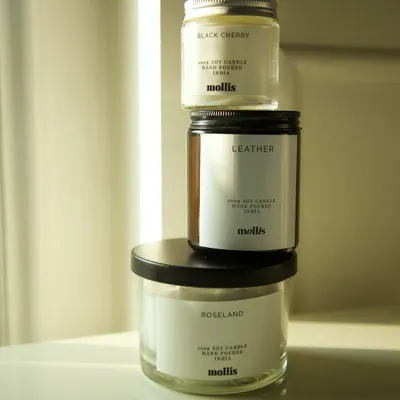 Candle season is here. I offer my 100% soy wax candles in three different sizes to suit any space.