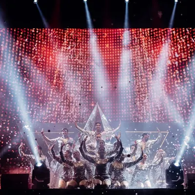 We made a statement with this spectacular bride and groom entry. Every beat, light beam, and movement was choreographed for a month to bring this dream to life with backup dancers and special effects.