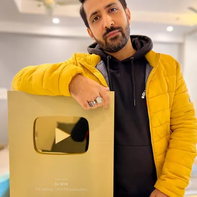 Holding my YouTube Golden Creator Award for surpassing one million subscribers. This milestone is a testament to the incredible support from the Electronyk Family over the years. Nothing without you.