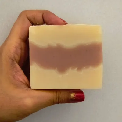 A fresh bar of my bestseller, Lush Lavender. I gave this classic a little glow-up, but it's still the same calming, hydrating soap you love, made with soothing lavender and rich butters.