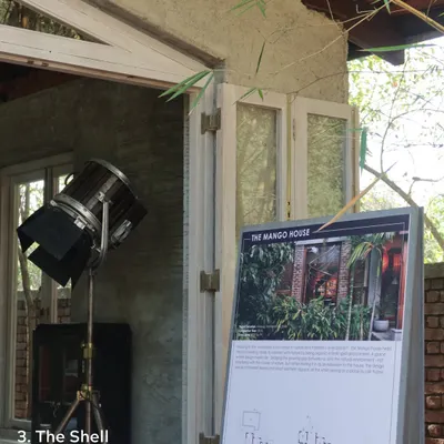 A glimpse of 'The Shell' studio in Alibag, a space where we host talks and exhibitions away from the bustle of Bombay.