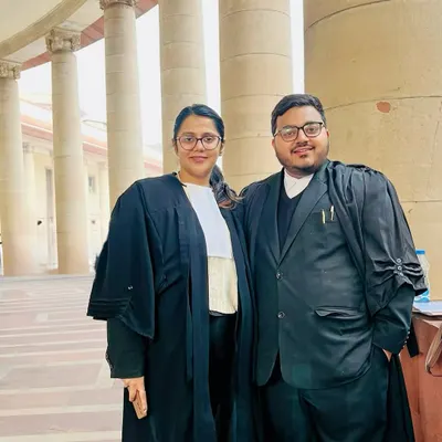 With my colleague at the Delhi High Court. We worked together on a case where we successfully argued for the quashing of an FIR after the parties reached an amicable settlement, preventing unnecessary prosecution.