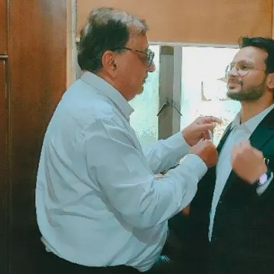 A pivotal moment in my journey as an advocate. Receiving my collar band was a rite of passage, marking my official entry into the profession under the guidance of a respected senior.