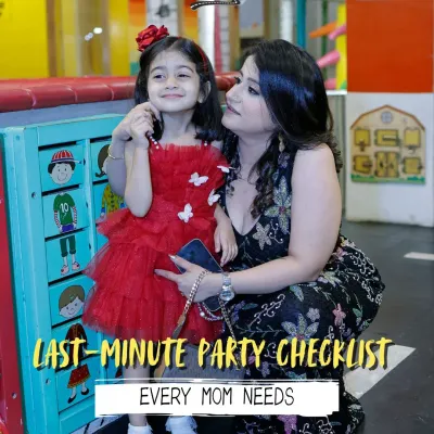 My last-minute party checklist that every mom needs. I'm here to make party planning easy and stress-free, even if it's just 3 days away.
