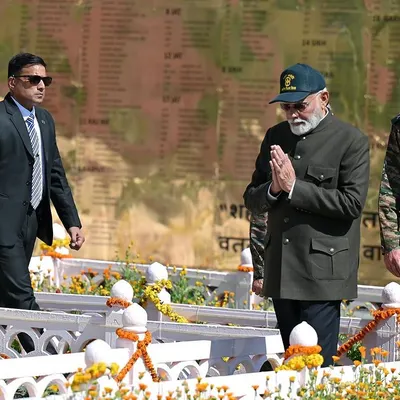 It was an immense honor to be chosen by the Indian Army to photograph the 25th Kargil Vijay Diwas. This shot captures Prime Minister Narendra Modi paying his respects, a moment of national significance.