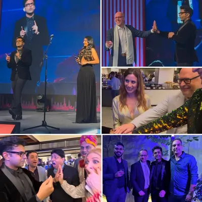 A collage capturing the energy and scale of my stage performances for large corporate clients like Ospree Duty Free. From mind-reading to grand illusions, the show is designed to captivate a diverse, international audience.