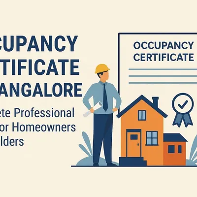 This graphic serves as a complete professional guide to obtaining an Occupancy Certificate (OC) in Bangalore. I manage the entire application for homeowners and builders, ensuring the building is declared legally fit for occupation and avoiding any legal risks.