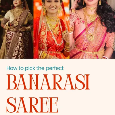 Part 1 of our guide on picking the perfect Banarasi saree for your Bengali wedding. An iconic saree can make all the difference, and I am here to help you break it down.