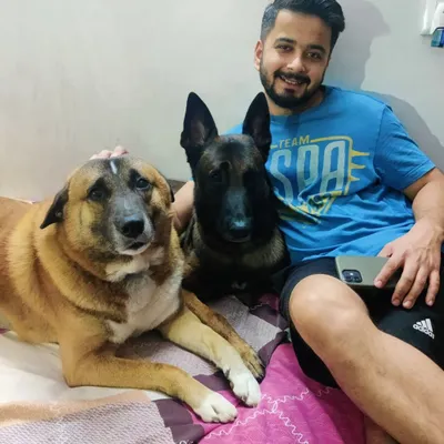This is my team. Sitting here with Brownie and Jax is my happy place. They are my constant companions, my training partners, and the reason I do what I do.