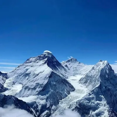 A breathtaking view of Mount Everest, the world's highest peak. Our 14-day Everest Base Camp trek takes you right to the foot of this giant.