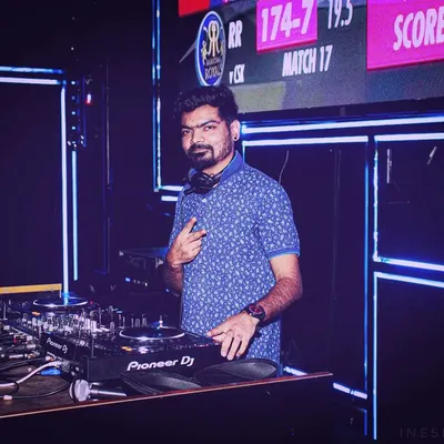 My first post from F Superclub, one of Bangalore's premier nightlife destinations. Ready to get the party started behind the Pioneer DJ setup.