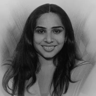 This A4 portrait was a special collaboration. The client started with his own sketch, and I brought it to life with professional shading and detail, creating a gift that holds a piece of his own effort.
