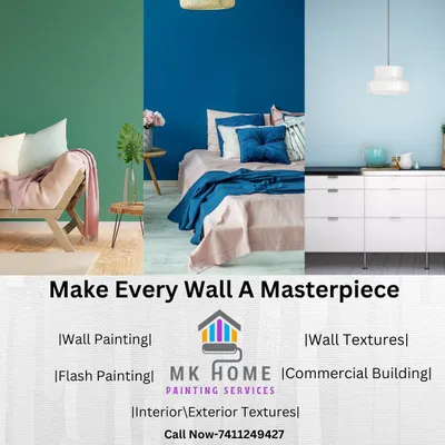 We provide a comprehensive suite of services, including standard wall painting, advanced wall textures, flash painting, and large-scale commercial projects. Our goal is to turn every wall into a masterpiece.