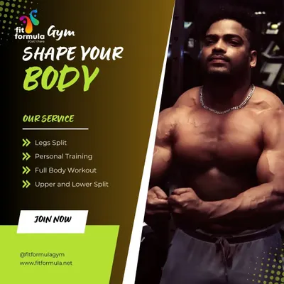 Shape your body with our diverse services. We offer everything from personal training and full-body workouts to specialized leg splits and upper/lower body routines.