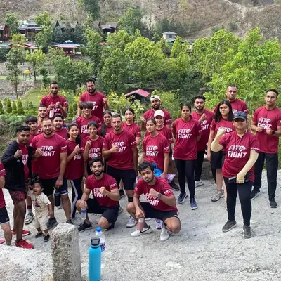 Our team united at our training camp in Lansdowne, Uttarakhand. Taking our training to the mountains is an unforgettable experience that builds resilience and team spirit.