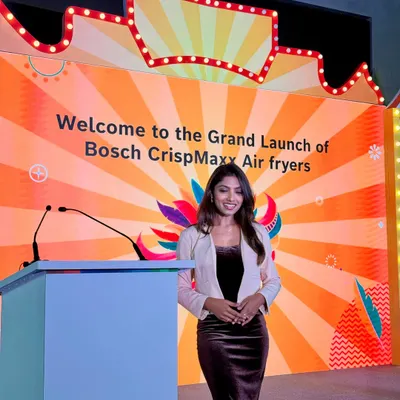 Honored to host the grand launch of the Bosch CrispMaxx Air Fryer in Bangalore. I love celebrating innovation that transforms our daily lives.
