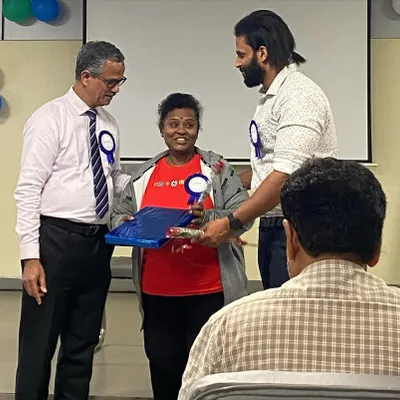 It was an honor to be part of a health orientation program with Aster Medicity. Here I am with a fellow fitness enthusiast, sharing our passion.