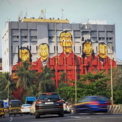 Our collaboration with Netflix for the final season of Money Heist was a city-wide event. This giant mural in Bandra, created by the Bollywood Art Project, shows how brand campaigns can become iconic cultural moments.