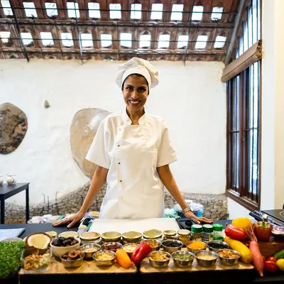 This is an invitation to my 6-Sunday Health Retreat and Plant-Based Cooking Course. I stand ready in our kitchen to guide you through hands-on classes, yoga, meditation, and nutrition lessons to elevate your health and culinary skills.