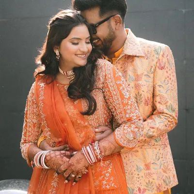 This was my own Haldi, and it was amazing to be on the other side. This photo with my wife, Himakshi, captures the quiet joy and love we felt amidst all the fun and chaos. It’s a moment of connection that I’ll always cherish.