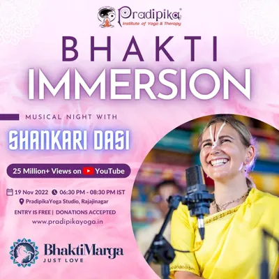 We were honored to host YouTube musical star Shankari Dasi for a Bhakti Immersion musical night, bringing her sensational voice to the Bengaluru community.