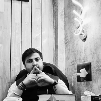 In a moment of deep thought. As a lawyer, your mind is your greatest tool, and I am always focused on the next step.