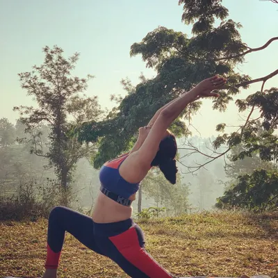 Hip-opening poses like the low lunge, or Anjaneyasana, are so important for women's health. They can help reduce lower back pain, release stored stress, and improve blood flow to the pelvis, which is beneficial for those with PCOD or PCOS.