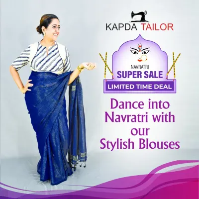 Get ready for the vibrant Navratri festival with our stylish blouses. Dance into the celebrations with this super offer and make this season one of style, joy, and savings.