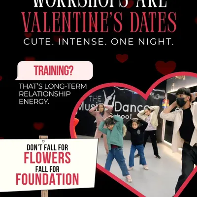 Workshops are like Valentine's dates: cute and intense. Training is long-term relationship energy. Don't fall for flowers, fall for foundation.
