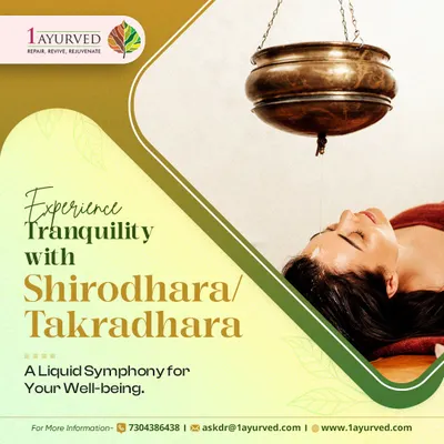 Shirodhara is one of our primary treatments for hair and scalp health. The continuous flow of medicated oil not only calms the mind but also nourishes the scalp, strengthens hair follicles, and helps address issues like hair fall (khalitya) and stress-induced graying.