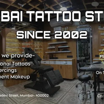 Welcome to Mumbai Tattoo Studio, your trusted destination for body art and permanent makeup since 2002. Our studio provides a professional and hygienic environment where we offer a range of services, including custom tattoos, safe piercings, and expert PMU. This is where our experience meets artistry.