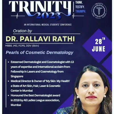 As a recognized expert in the field, I am frequently invited to share my knowledge at medical conferences. This event provided an opportunity to discuss advanced cosmetic dermatology techniques with aspiring doctors, reinforcing my commitment to academic excellence and the mentorship of medical students. My role as Medical Director and my clinical work consistently inform the knowledge I share.