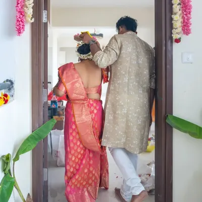 The first step into a new home is more than just a moment, it's the beginning of a new story. I love capturing the significance of this beautiful Gruhapravesam ritual.