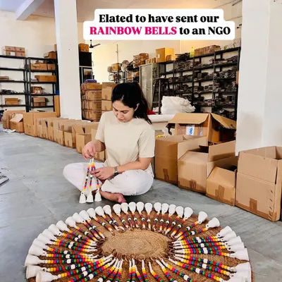 We were so elated to send our Rainbow Bells to an NGO. We love being a part of such meaningful initiatives and are always ready for bulk orders.