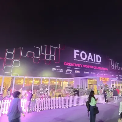 I was proud to be the landscaping partner for the FOAID 2024 exhibition. This image shows the entrance to the event, which we decorated with our exquisite range of plants and bonsais.