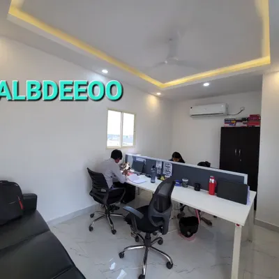 The interior of a finished prefab office. This bright and professional workspace is fully equipped with modern furniture, lighting, and air conditioning, showing we deliver ready-to-use commercial spaces.