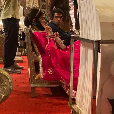 A candid moment on the set of 'Mr & Mrs Mahi' with Janhvi Kapoor. This is the fun, sometimes crazy energy that I love about my work. It’s all about the people and the process.