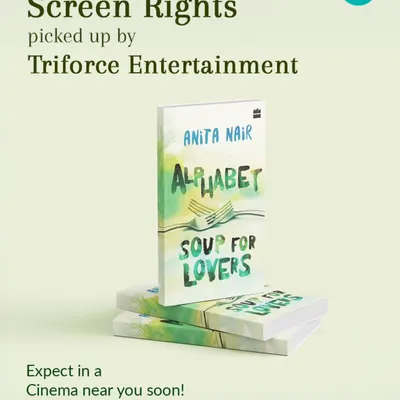 Big news for my novel 'Alphabet Soup for Lovers'. The screen rights have been acquired, and I am excited to see this story of love and longing come to life in a new medium.
