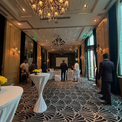 Kicking off a dream project. We're designing a new 2,000+ sq. ft. restaurant at the iconic Intercontinental Hotel on Marine Drive, and we can't wait to create something truly special in this space with sweeping ocean views.