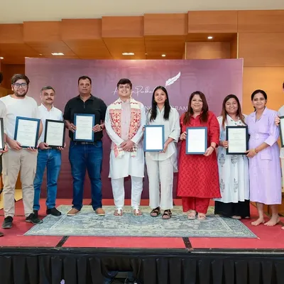 A group photo with the participants of my Business Excellence Program: Samkhya Edition. It was a transformative 3-day residential program focused on applying ancient principles to modern business strategy.