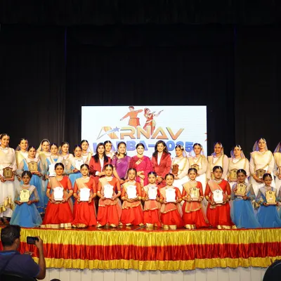 A proud moment for all our performers at Arnav Habba 2025. Seeing my students on stage with their awards, alongside our esteemed guests, is the best reward for a teacher.